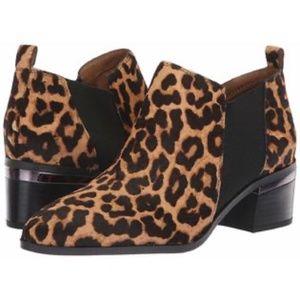 Franco Sarto ARDEN Calf Hair Cheetah Bootie